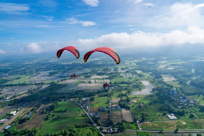 Chiang Mai Paramotor Flying Experience - From Chiang Mai hotel to Mae Taeng