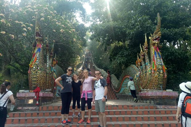 Chiang Mai Private Tour with Tea Plantation, Karen Village, Doi Suthep - Wat Phra That Doi Suthep and the hilltop views