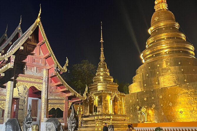 Chiang Mai Temples and Market Tuk-Tuk Evening Night Tour - Wat Lok Molee outside the old walls