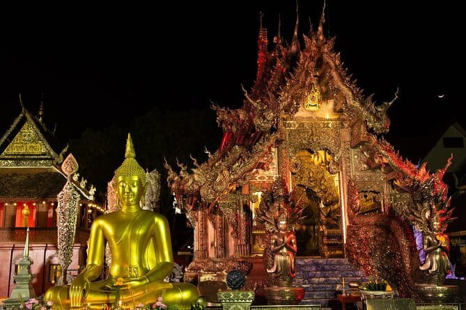 Chiang Mai Temples and Market Tuk Tuk Night Tour - Wat Lok Molee, a different side of Chiang Mai