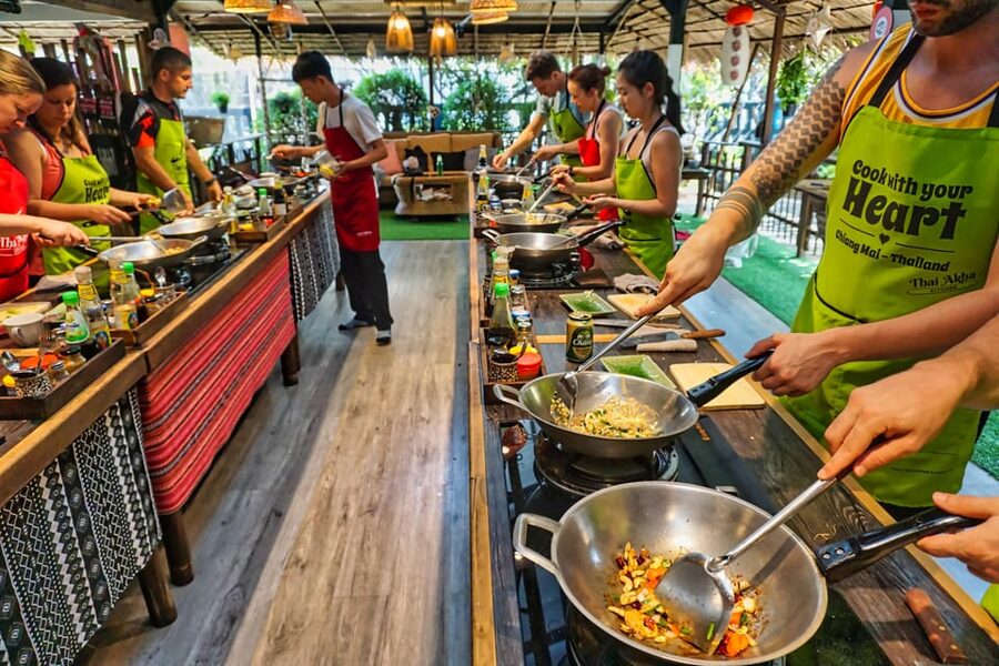 Chiang Mai: Traditional Thai-Akha Cooking Class& Market Tour - Hands-on cooking, not a quick demonstration