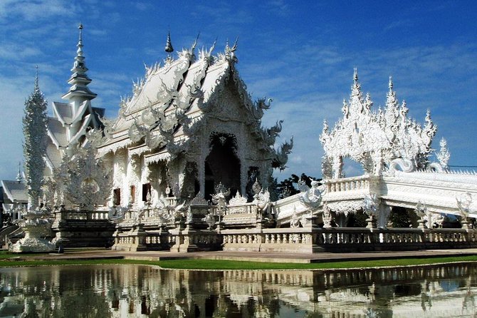 Chiang Rai Day Tour from Chiang Mai + The Long Neck Hill Tribe With Boat - Wat Rong Khun, the White Temple, earns its fame