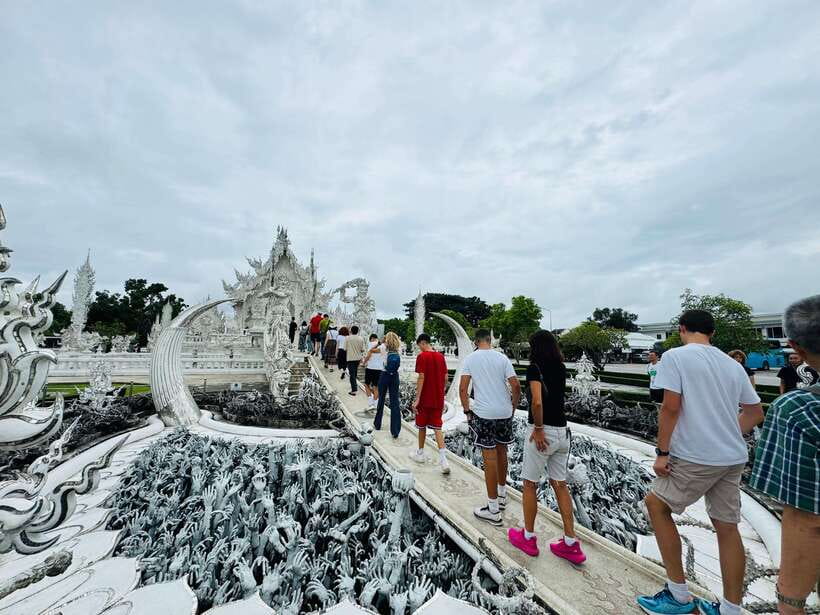 Chiang Rai: Iconic Temples & 7 Major Sites—River View Buffet - Wat Rong Khun, the White Temple