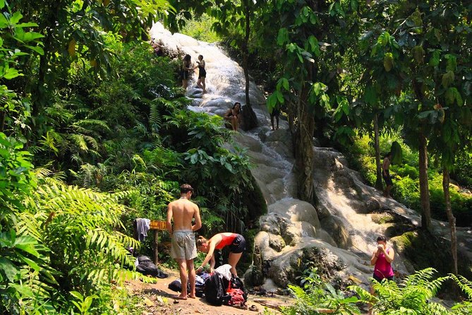 Climb Sticky Waterfall Like a Spiderman - The guides can shape your whole morning