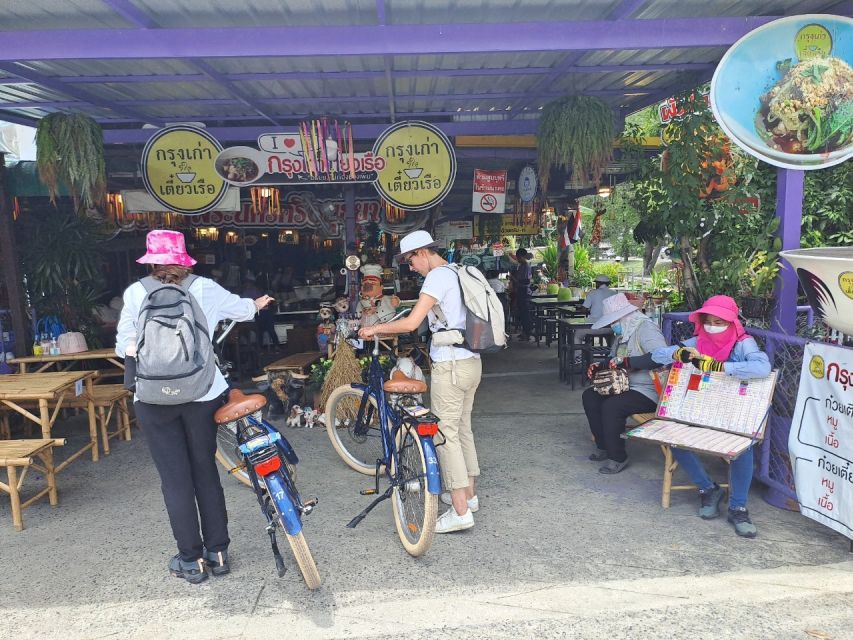Colors of Ayutthaya: UNESCO Heritage 6 hour Bicycle Tour - Lunch beside the river around 12:30