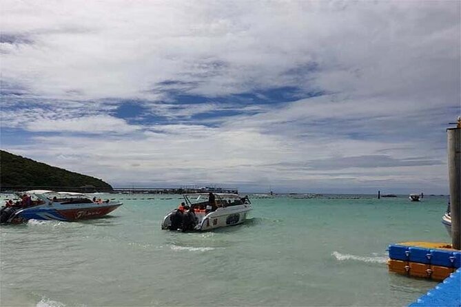 Coral Island speed boa-Parasailing and others activities choice - Jet skiing, banana boats, and snorkeling