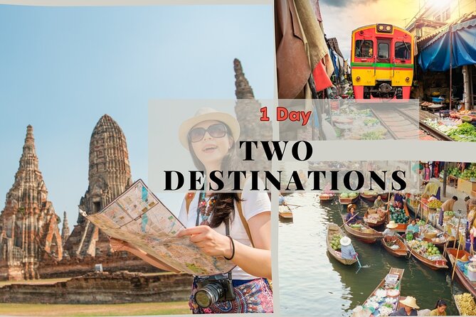 Damnoen Saduak Floating Market & Ayutthaya Tour from Bangkok - Starting early at Mae Klong Railway Market