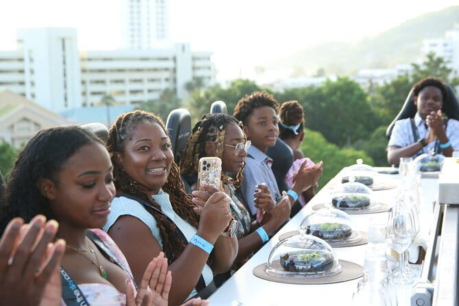 Dinner in the Sky in Phuket - Food prepared at the table