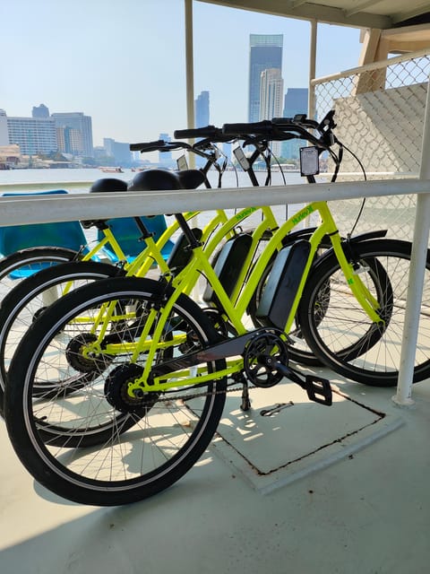 Electric Bike Tour - Wat Prayoon and the turtle stop