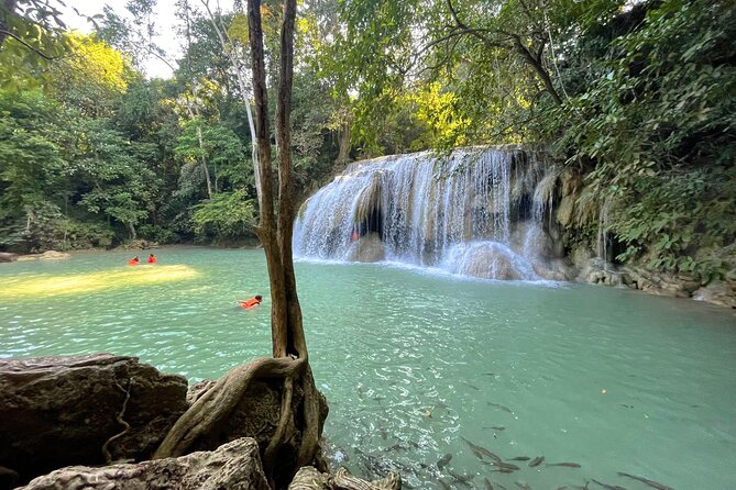 Erawan Waterfall and Kanchanaburi Private Tour [Optional Luxury] - The Bridge on the River Khwae in 30 minutes
