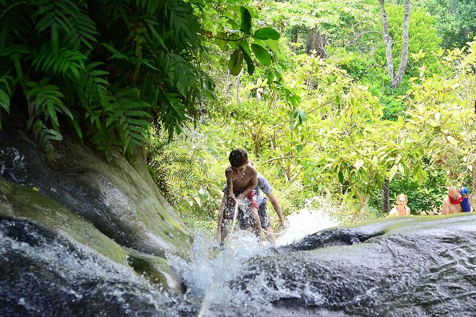 Experience Elephant Sanctuary + Sticky Waterfall - Climbing Sticky Waterfall in Bua Tong National Park