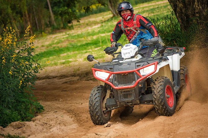 Experienced Riders Tour Pattaya 34km ATV or Buggy Adventure - Getting fitted with safety gear