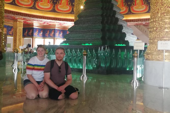 Explore Bangkok by Bike & Boat with Lunch - Wat Pak Nam and the glass stupa