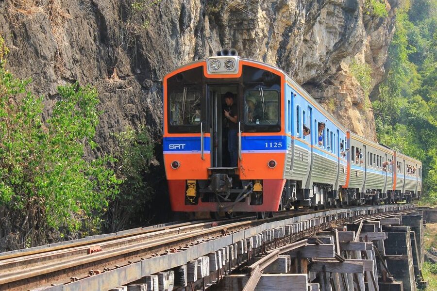 From Bangkok: Historical Day Tour to River Kwai - The Krasae Cave and Wooden Viaduct