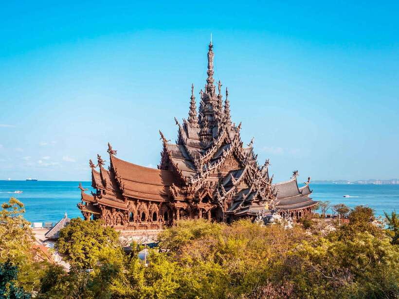 From Bangkok: Pattaya Koh Larn & Sanctuary of Truth Day Trip - Leaving Bangkok by hotel pickup or BTS meeting point