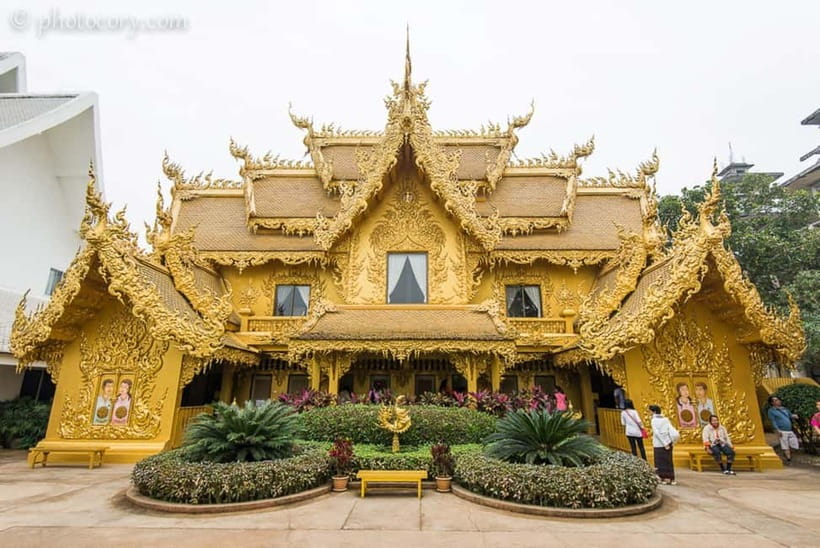 From Chiang Mai : 3 Temples & Golden Triangle with Lunch - Wat Rong Suea Ten, Chiang Rai’s Blue Temple