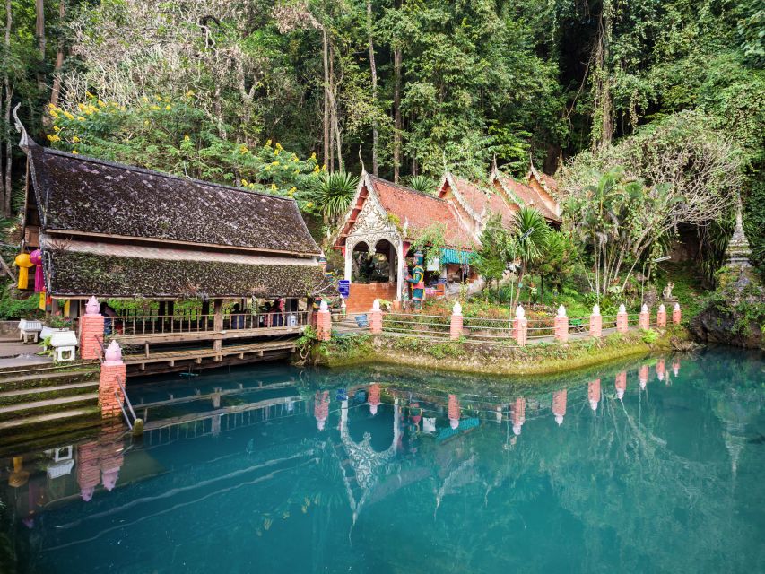 From Chiang Mai: Chiang Dao Cave Trekking Full-Day Tour - Entering Chiang Dao Cave beneath the mountain