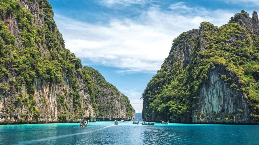 From Phi Phi: Full Day Snorkeling Trip by Longtail Boat - Loh Samah and Maya Bay bring iconic scenery