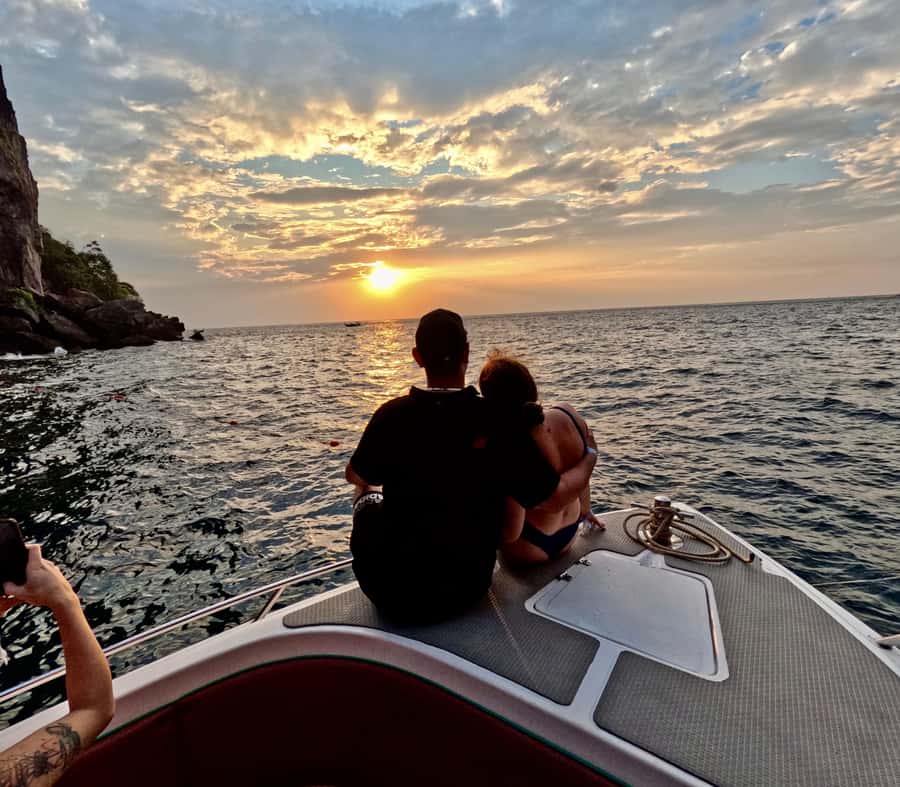 From Phi Phi Island: Maya Bay Sunset & Plankton by Speedboat - Why the sunset timing matters