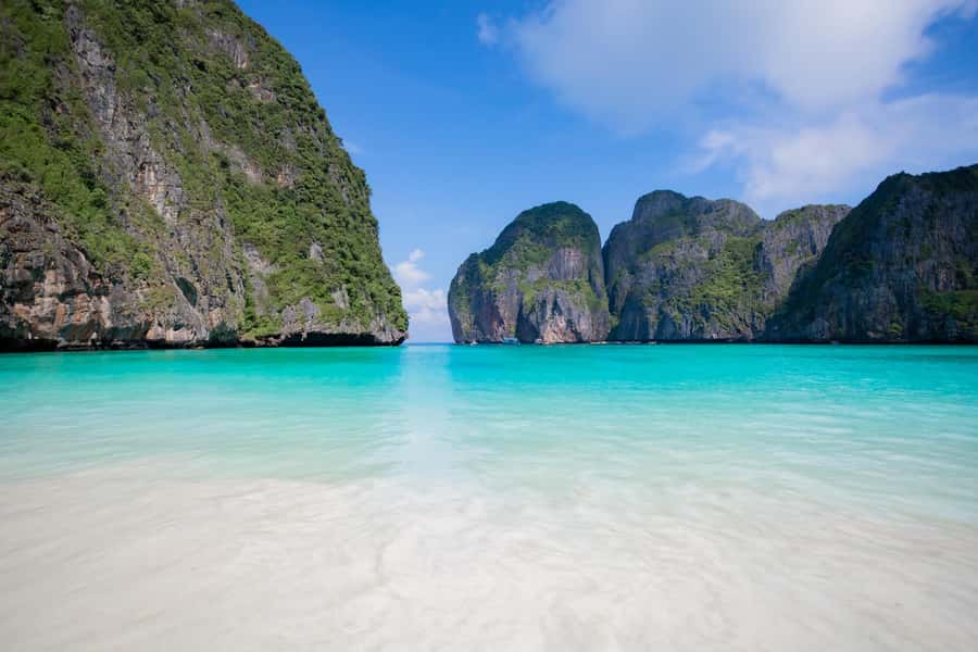 From Phi Phi Island: Maya Bay Sunset & Plankton by Speedboat - Monkey Beach: wildlife with a tide-shaped catch