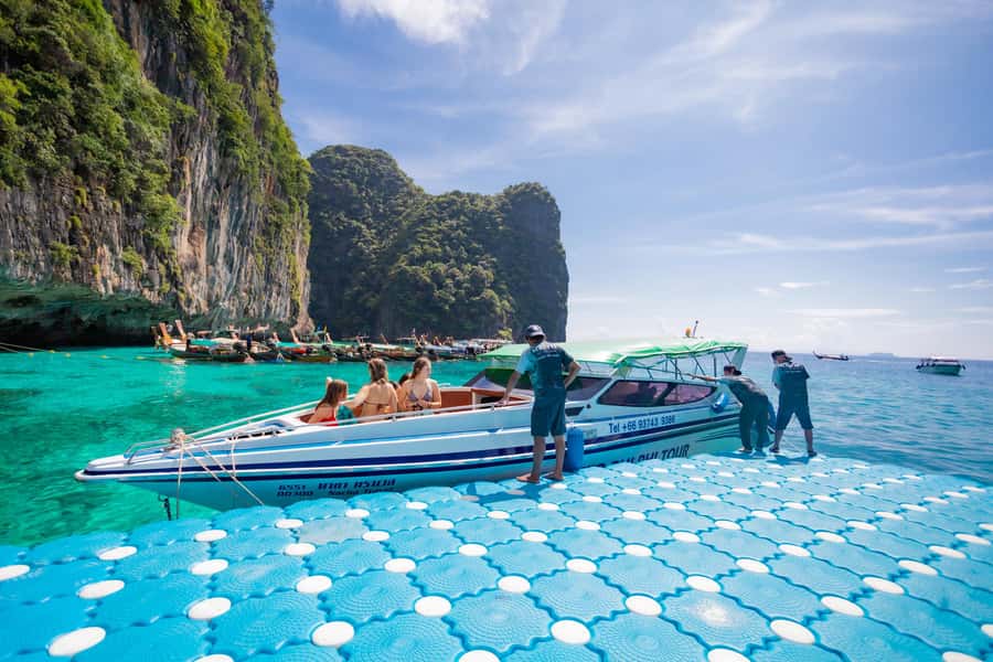 From Phi Phi Island: Maya Bay Sunset & Plankton by Speedboat - Pileh Lagoon and its natural swimming pool