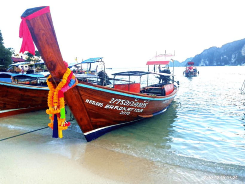From Phi Phi islands: Phi Phi, Maya Area by longtail Boat - The guide and service can shape the day