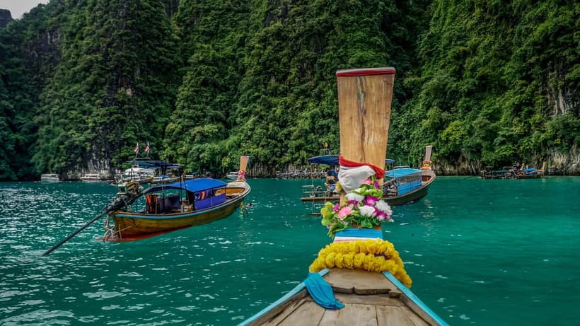 From Phi Phi: Maya Bay HalfDay Longtail Boat with Snorkeling - Pileh Lagoon is the main water stop