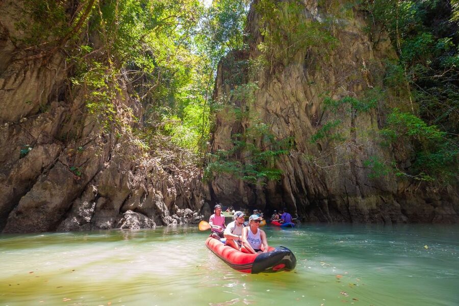 From Phuket: Phang Nga Bay and Canoeing Tour by Big Boat - Lunch on board, with more than the basics