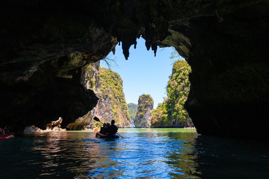 From Phuket: Phang Nga Bay and Canoeing Tour by Big Boat - James Bond Island and the famous Tapu rock