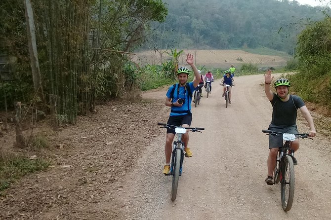 Full Day Cycling Amazing Chiangrai countryside and the White temple - Cycling through rice fields and village roads