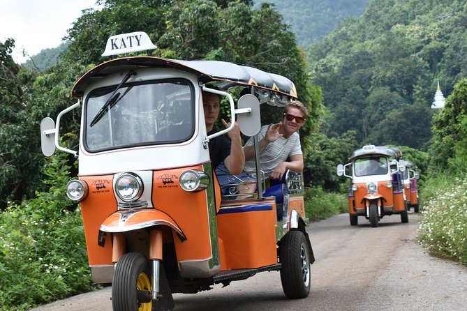 Full-Day Guided Tuk Tuk Chiang Mai Adventure and Rafting - A Mountainside Temple and Everyday Monastic Life