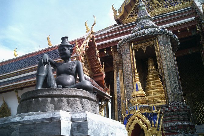 Grand Palace , Thai dance & Fun street walk in Bangkok - Evening art and atmosphere at Khlong Ong Ang