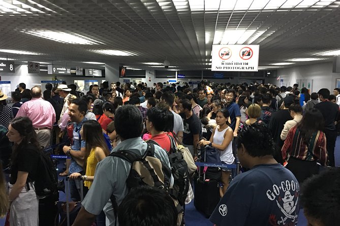 Guided Fast Track Immigration From Aircraft to Arrivals– Bangkok - From immigration to baggage and the arrivals exit