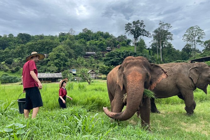 Half-Day Elephant Experience at Rantong - Changing into Karen-style clothing