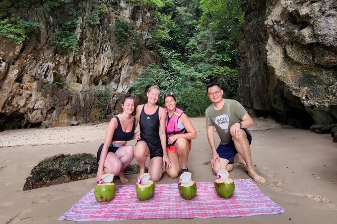 Half Day Kayaking Experience In Ao Thalane - Paddling beneath limestone cliffs