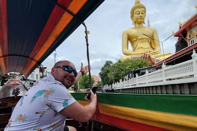 Half-Day Private Tour of the Bangkok Canals - Wat Arun and views toward the Grand Palace