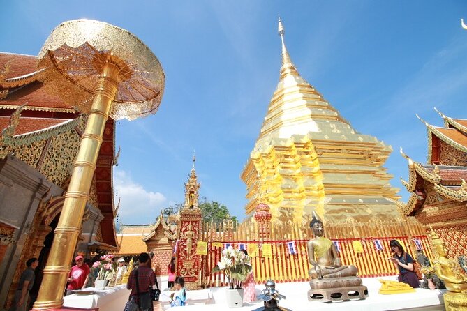 Half Day - Small Group - Doi Suthep Temple and Hmong Village Tour - Wat Phra That Doi Suthep: Chiang Mai’s Golden Landmark