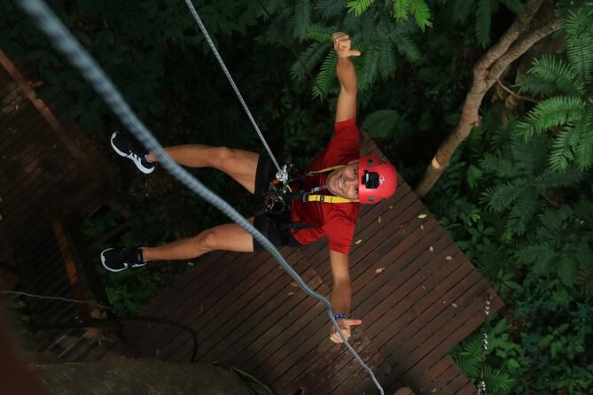 Hanuman World Zipline & Skywalk Phuket - The Roller Zipline brings the biggest rush