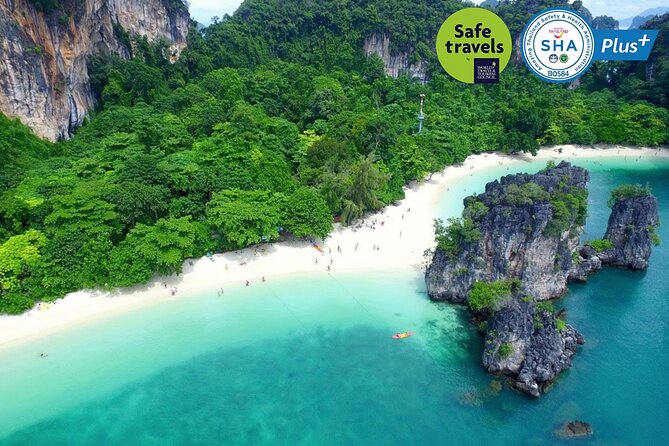 Hong Islands One Day Tour From Krabi - Limestone cliffs and sheltered sand at Lao Lading