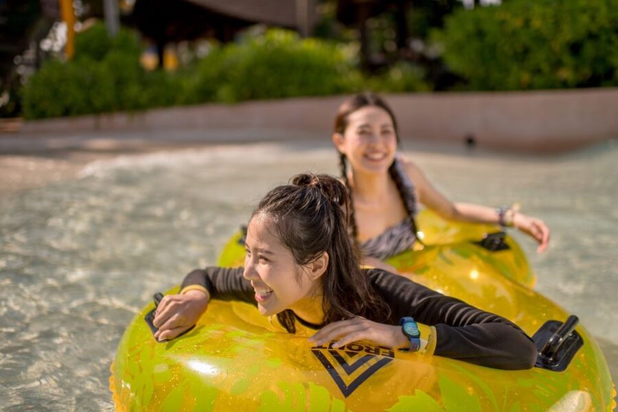 Hua Hin: Vana Nava One-Day Water Jungle Park Entrance Ticket - Lazy river, wave pool, and infinity pool