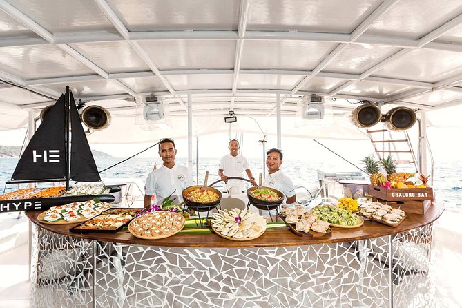 Hype Boat Club: Phuket 's Most Unique Catamaran Experience - Lunch, cocktails, and the cost of drinks