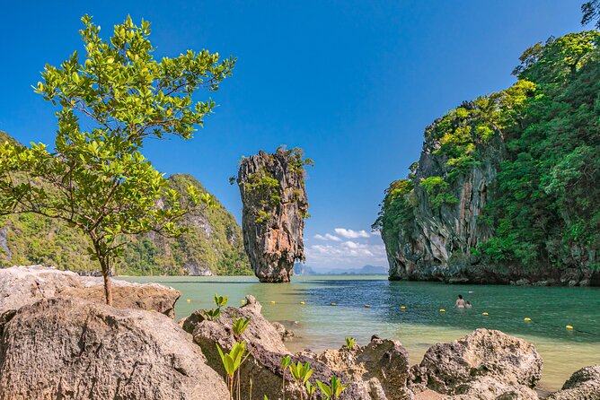 James Bond Island by Big Boat with Canoeing - Hong Island, lagoons, and mangroves
