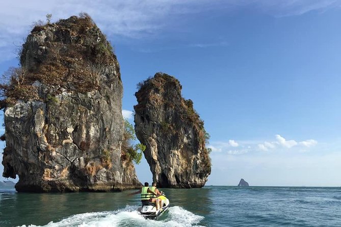 Jet Ski Tour Phuket - Koh Nok for views, then Koh Naka Yai for a break