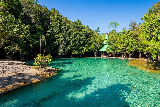 Jungle Tour to Emerald Pool, Krabi Hot Spring and Tiger Cave Temple - Emerald Pool: pretty water, limited time
