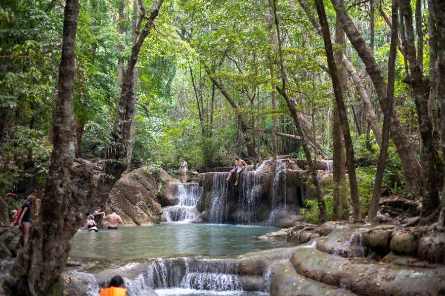 Kanchanaburi: Erawan Waterfall & Train Full-Day Tour - Lunch is practical, but check what is included