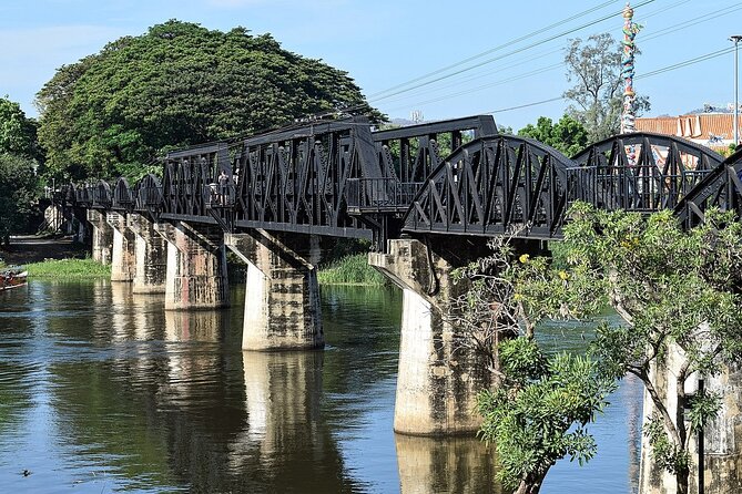 Kanchanaburi Full Day Tour: River Kwai and Erawan Falls - Erawan Falls: seven levels and emerald pools