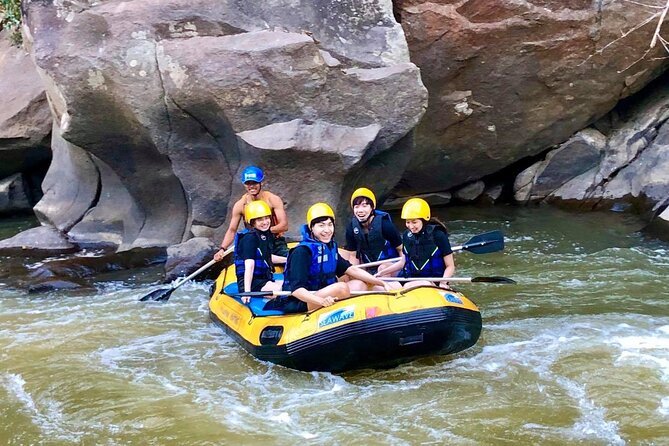 Khampan Rafting: White Water Rafting Guided Adventure in Chiang Mai - Safety briefing before the Mae Taeng rapids
