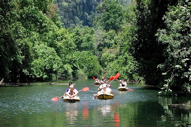 Khaosok Jungle Exploration from Khaolak - Bamboo Rafting or Canoeing on the Sok River