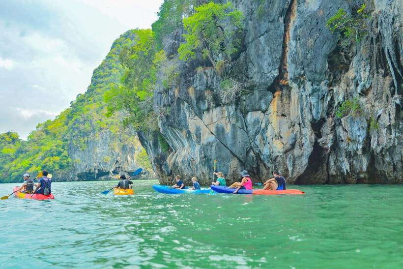 Ko Lanta: Full-Day Mangrove and Sea Cave Kayaking Experience - Longtail boat time between the islands