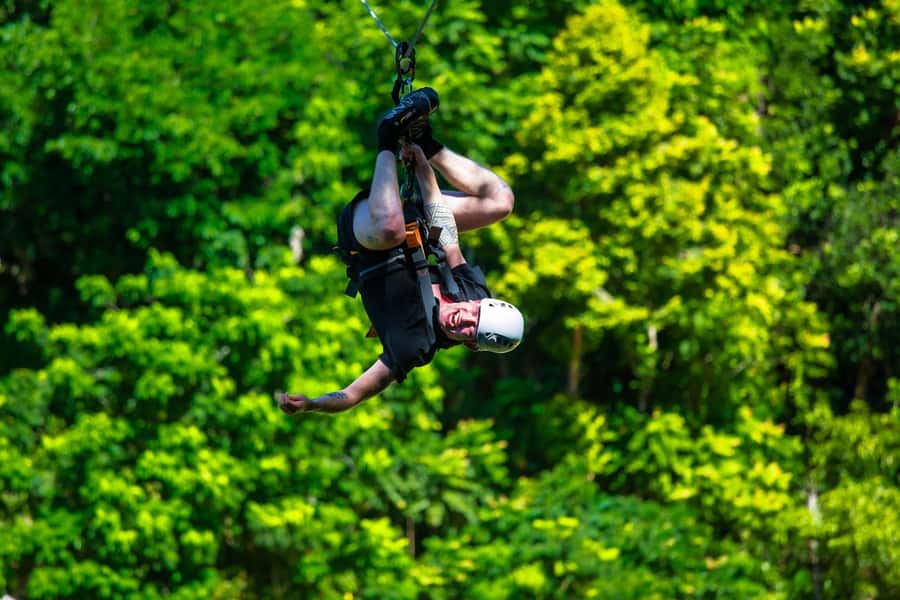 Ko Pha Ngan: Sky-High Zipline & Wang Sai Waterfall Views - The 30-meter Via Ferrata climb
